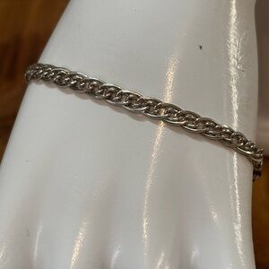 925 Sterling Silver Italy Chain link Bracelet